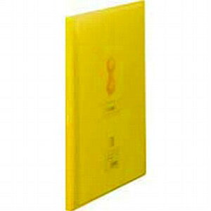 キングジム KING JIM クリアーファイルサイドイン ヒクタス± 透明 A4タテ型 小口20枚(40ポケット) 黄 7187TW