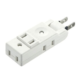 サンワサプライ スイングミニタップ（2P・4個口・ホワイト） TAP-AC10W