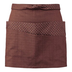 エプロン ブラウン 茶 JA-6808 サーヴォ サンペックスイスト 業務用 ユニフォーム 制服 前掛