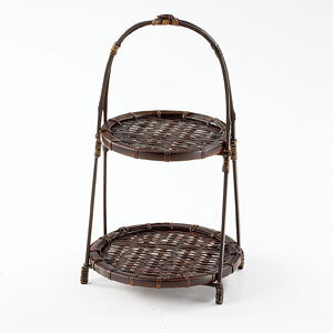 ヤマコー ワンタッチあけぼの二段篭 小 24985