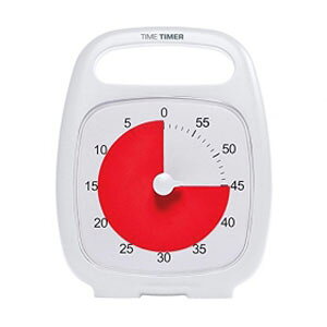 Time Timer Time Timer PLUS�iR�j �^�C���^�C�}�[ �v���X White TTP7-WHT-W