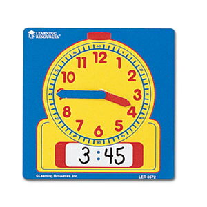 Learning Resources Write & Wipe Student Clocks �����ď�����w�K���v ���k�p 10�Z�b�g LER 0572