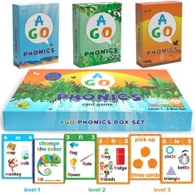 AGO AGO Phonics 2nd Edition [AGO Card Game] Box Set （Level 1-3）