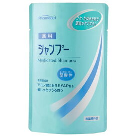 熊野油脂 ファーマアクト 弱酸性薬用シャンプー 詰替え 400ml
