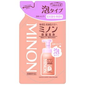 第一三共 ミノン 全身シャンプー 泡タイプ 詰替え用 400ml