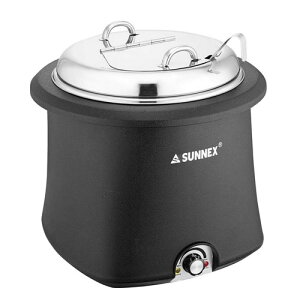 サンネックス SX 電気式スープウォーマー E07-1001 ステンレス蓋仕様 10L