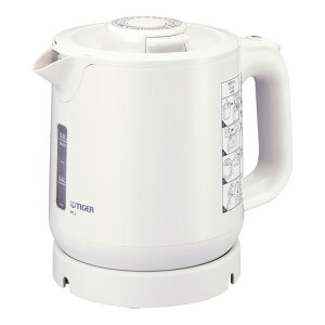 TIGER タイガー 蒸気レス電気ケトル わく子 ホワイト PCJ-H081