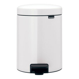 【送料無料】Brabantia ブラバンシア ペダルビン 5L ホワイト 11206-5