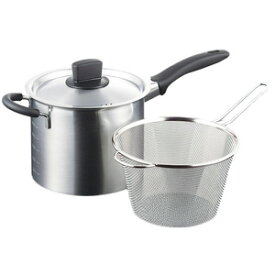 創燕 ミニパスタポット18cm ストレーナ付 SE-08
