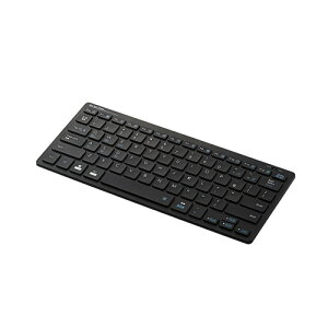 エレコム Bluetoothキーボード パンタグラフ 薄型 コンパクト 軽量 マルチOS対応 PS5 ブラック TK-FBP102BK