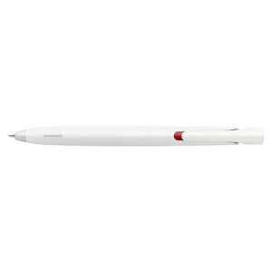 ゼブラ エマルジョンボールペン bLen 0.5 白軸 赤インク BAS88-R