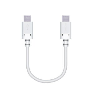 �|�X�g���� �G���R�� ELECOM USB2.0�P�[�u�� Type-C ���}���[�d 0.1m �z���C�g MPA-CC01PNWH