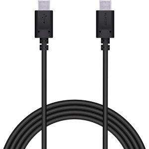 �G���R�� ELECOM USB2.0�P�[�u�� Type-C ���}���[�d 2.0m �u���b�N MPA-CC20PNBK