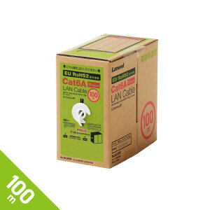 �G���R�� ELECOM ����pLAN�P�[�u�� 100m �z���C�g �P�� �P�[�u���̂� �R�l�N�^�Ȃ� LD-GPAL/WH100RS