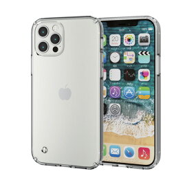 【送料無料】ポスト投函 エレコム ELECOM iPhone12 iPhone12 Pro ケース カバー 耐衝撃 透明 ストラップホール 新素材 TRANTECT シンプル クリア PM-A20BHVCCR