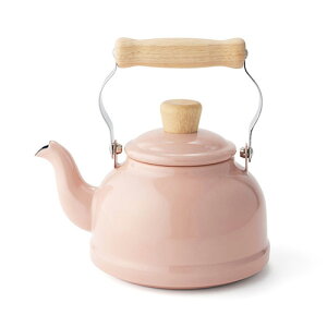 富士ホーロー ケトル コットン ホーロー 1.6L IH対応 ホーローケトル IH200V やかん ほうろう 琺瑯 直火 アッシュピンク ハニーウェア