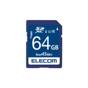 �|�X�g���� �G���R�� ELECOM SD �J�[�h 64GB UHS-I U1 �f�[�^�����T�[�r�X MF-FS064GU11R