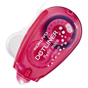 コクヨ テープのり ドットライナープチモア ピンク 使い切り強粘 タ-D920-06P