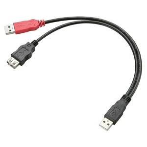 �|�X�g���� �G���R�� ELECOM �_�u���p���[USB2.0�P�[�u�� USB-AAE5DPBK