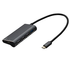 【送料無料】ナカバヤシ Digio2 USB3.2（gen1） PD対応 5ポート変換アルミハブ グレー UH-C3245GY
