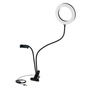 GR ELECOM LEDOCg B胉Cg 3F ő640lm 10iK USB-Ad zM NbvX^ht tLVuA[ 16cm DE-L01BK