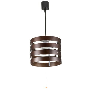 オーム電機 ペンダントライト 木枠 2灯 電球別売 LT-Y20CW