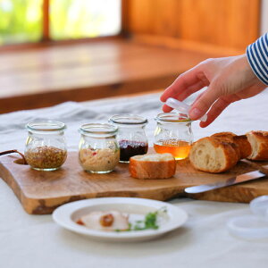 WECK HOME SET MINI TULIP 4_Zbg NA Clear WE-S234CL ۑe KX ی^ LjX^[ ۑe ۑr e e Hiۑ