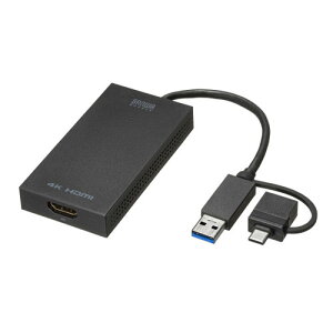 TTvC USB A/Type-CΉHDMIfBXvCA_v^ 4K/30HzΉ USB-CVU3HD4
