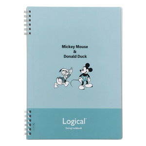 ディズニー スイングロジカルWリングノート B5/5mm方眼罫/50枚 ミッキーマウス&ドナルドダック NW-B522B