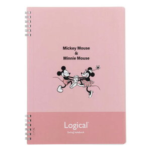 ディズニー スイングロジカルWリングノート B5/5mm方眼罫/50枚 ミッキーマウス&ミニーマウス NW-B522P
