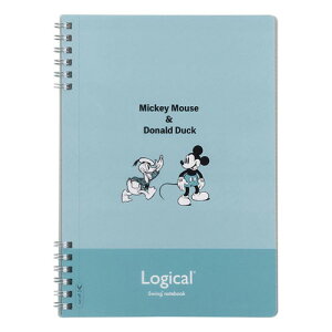 ディズニー スイングロジカルWリングノート A5/5mm方眼罫/50枚 ミッキーマウス&ドナルドダック NW-A522B