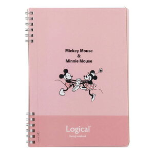 ディズニー スイングロジカルWリングノート A5/5mm方眼罫/50枚 ミッキーマウス&ミニーマウス NW-A522P