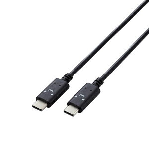 |Xg GR ELECOM P[u Type C to C 2m PD 60W iPad Pro/Air iPhone Type-C RoHSwߏ 낿ubN×zCg MPA-CCF20BF