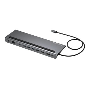 �T�����T�v���C USB Type-C�h�b�L���O�X�e�[�V���� 4K�Ή��EHDMI×2��ʏo�� USB-CVDK14