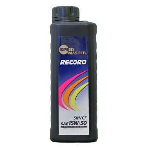SPEED MASTER Xs[h}X^[ GWIC RECORD SM/CF 15W50 GXe܍z100%w 1L