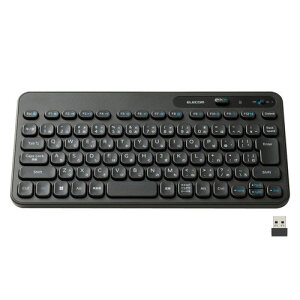 GR ELECOM CX L[{[h  2.4GHz eL[X Caps LockXCb` {z R Windows ubN TK-CM10DMKBK
