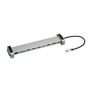 �i�J�o���V Digio2 Type-C 10in1 PC�X�^���h�h�b�L���O�X�e�[�V���� PD�Ή� �V���o�[ UD-C06SL