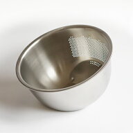 藤井器物製作所 3WAY 水切りボウル ステンレス 日本製 21.5cm 米とぎ ボウル ザル☆★