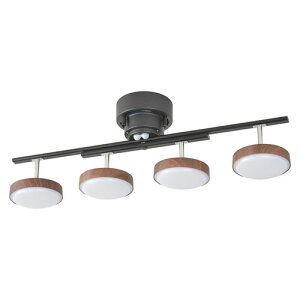 �I�[���d�@ LED 4���V�[�����O���C�g �_�[�N�u���E�� LT-YLS4RC-K