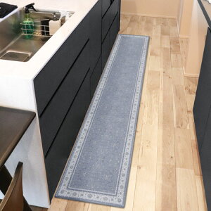 �I�J�g�[ khastan �C���e���A�}�b�g 45×240cm �O���[