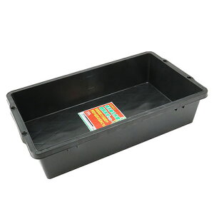 ガーデニング トロ舟 ブラック 25L