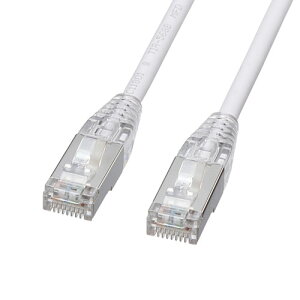 �T�����T�v���C �J�e�S��5eSTP LAN�P�[�u�� �X�����A���炩�A�c���܂�h�~�R�l�N�^ 20m �z���C�g KB-SL5STPS-20W