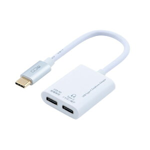 ナカバヤシ MCO Type-C イヤホン変換ケーブル USB PD対応 ホワイト SAD-CE05PWH