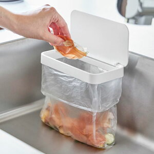 山崎実業 tower マグネット蓋付きポリ袋ホルダー タワー ホワイト 1919