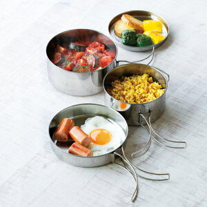 カクセー GoGoキャンプメシ キャンピングクッカー 4点セット GO-12