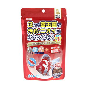 イトスイ 金魚の主食 納豆菌 色揚げ 中粒 90g