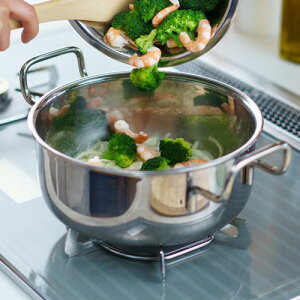 【日本製15年保証】 宮崎製作所 ジオ・プロダクト 両手鍋 20cm 22cm 浅型22cm IH対応 ステンレス鍋 全面7層構造 無水調理 無油調理 ギフト 結婚祝い 燕三条製