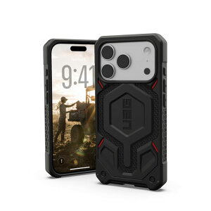 URBAN ARMOR GEAR iPhone 17 Pro 2025�Ή��ϏՌ��P�[�X MONARCH PRO KEVLAR MAGSAFE �P�u���[�u���b�N UAG-IPH25MA-PMS-KB ���K���{�㗝�X�i