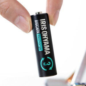 �A�C���X�I�[���} BIGCAPA Recharge �j�b�P�����f�d�r �P3�` 4�{�p�b�N BCR-S3MH/4B