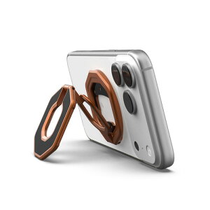 URBAN ARMOR GEAR UAG�� Monarch Mag2 Dual Magnetic Ring Stand �f���A���}�O�l�b�g 360°��] �L�b�N�X�^���h �o�[���g�I�����W UAG-MRS2-P-BO
